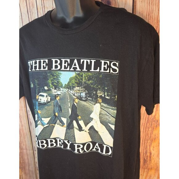 The Beatles Abbey Road Women's T-Shirt XLBlack - Picture 2 of 6